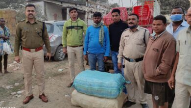 Photo of टीमरलगा खनिज जांच चौकी के पास अवैध गांजा तस्कर चढ़ा पुलिस के हत्थे,जानकारी पर सारंगढ़ पुलिस ने किया गिरफ्तार।