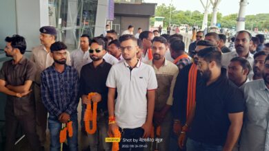 Photo of रायपुर बिग ब्रेकिंग..भाजयुमो के राष्ट्रीय अध्यक्ष तेजस्वी सूर्या पहुँचे रायपुर एयरपोर्ट,दल बल के साथ जिला सारंगढ़ बिलाईगढ़ से स्वागत के लिए पहुँचे भाजयुमो प्रदेश कार्यकारिणी सदस्य हरिनाथ खूंटे..