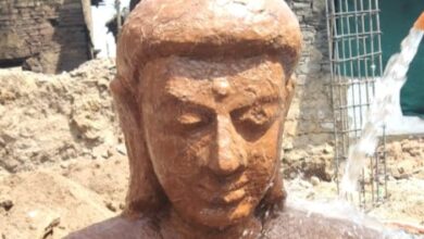 Photo of घर निर्माण के दौरान खुदाई में मिली बुद्ध भगवान की मूर्ति, हो सकती है सैकड़ों साल पुरानी।