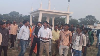 Photo of लेंधरा छोटे के रामनामी भजन मेला स्थल का कलेक्टर श्री चौहान ने किया अवलोकन
