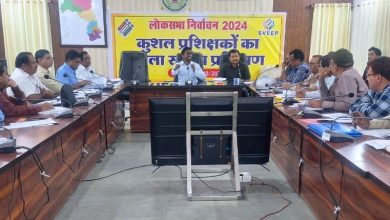 Photo of लोकसभा निर्वाचन 2024 के लिये मास्टर ट्रेनर्स को दिया प्रशिक्षण,सैद्धांतिक प्रशिक्षण के साथ व्यवहारिक प्रशिक्षण भी दे – कलेक्टर