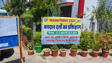 Photo of मास्टर ट्रेनर्स द्वारा मतदान दलों को दिया गया प्रशिक्षण।