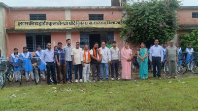 Photo of सरस्वती साइकिल योजना हाई स्कूल लेंधरा में हुआ संपन्न।