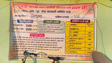 Photo of सेवा सहकारी समिति मर्यादित लेंधरा में किसानो से प्रति बोरी तौल पर 500 ग्राम धान की लूट।