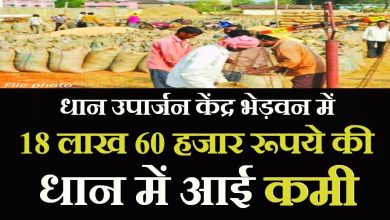 Photo of सेवा सहकारी समिति भेड़वन में सैकड़ों क्विंटल धान में आई कमी।