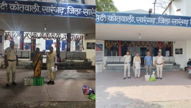 Photo of सिटी कोतवाली सारंगढ की अवैध शराब पर बड़ी कार्यवाही, कई जगहों पर रेड कार्यवाही से कुल 44.390 लीटर अवैध शराब जप्त।