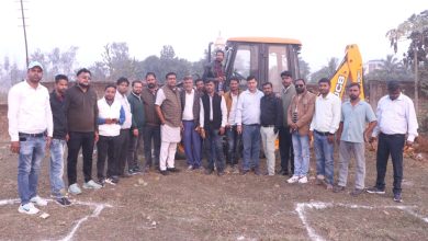 Photo of जिला मुख्यालय में पत्रकार भवन निर्माण हुआ प्रारंभ…