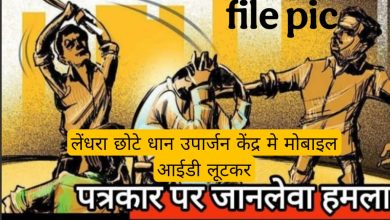 Photo of धान खरीदी केंद्र लेंधरा (छोटे) में पत्रकारों पर जानलेवा हमला..