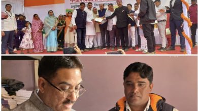 Photo of बीएलओ अजय वर्गीस को उत्कृष्ट निर्वाचन सेवा के लिए मिला सम्मान।