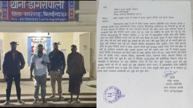 Photo of सारंगढ़: सरपंच पति से डरा धमका कर 20 हजार रु.की वसूली! पीड़ित ने दिया लिखित शिकायत।