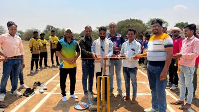 Photo of ग्राम पंचायत गोड़म में एरिया प्रीमियर लीग 2026 सीजन 4 का खूंटे ने किया शुभारंभ।